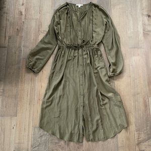 Grade & Gather, Dark Green, Dress, Size Large.
